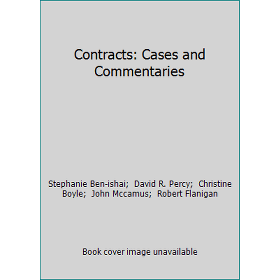 Pre-Owned Contracts: Cases and Commentaries (Paperback) 0779821637 9780779821631