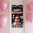 thumbnail image 5 of Colorful Theme Banner Decorative Cake Birthday Party Balloons for Birthday Celebration Kids Party, 5 of 9