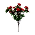 thumbnail image 2 of Outdoor Artificial Azalea Flowers UV Resistant Greenery Faux Shrub for Porch Garden Wedding Party Hanging Planter Indoor Home Decor, 2 of 6