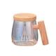 thumbnail image 1 of Bewildely La varilla agitadora de tres puntas para una mezcla uniforme se puede desmontar a voluntad, taza de café eléctrica Utensilios de cocina Orquídea arcoiris, 1 of 6