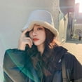 thumbnail image 4 of YooGuoGuo Women Winter Bucket Hat Foldable Warm Thick Fleece Lined Cap, 4 of 6