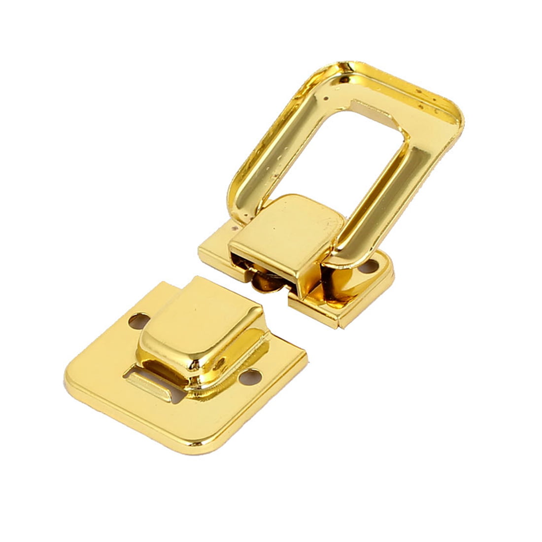 Suitcase Gift Box Trunk Lock Latch Catch Toggle Hasp Gold Tone 10PCS 