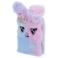 thumbnail image 2 of Fluffy Writing Book Cartoon Plush Cover Note Book Rabbit Shaped Girl Notebook Girl Supply, 2 of 8