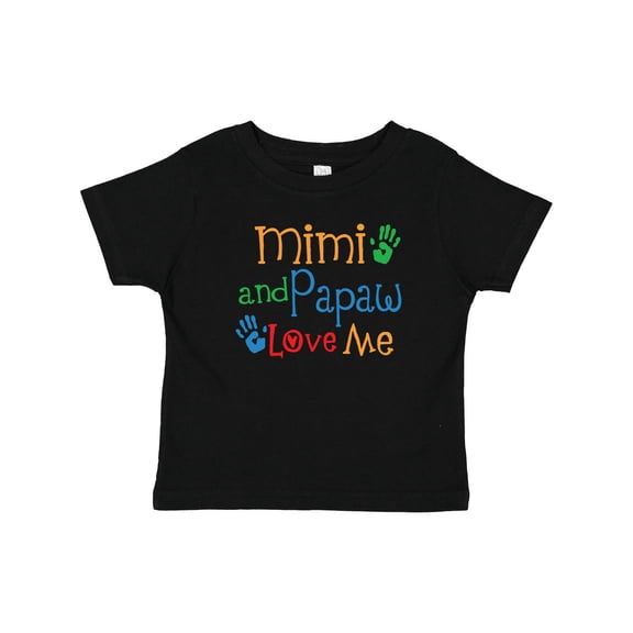 Inktastic Mimi and Papaw Love Me Boys or Girls Baby T-Shirt