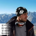 thumbnail image 3 of Black And White Soccer Ball Winter Neck Gaiter Warmer Face Mask Warm Face Scarf Cover For Cold Weather Outdoor, 3 of 5