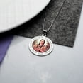 thumbnail image 6 of PicturesOnGold.com Saint Kateri Tekakwitha Religious Medal Color Female Adult - 2/3 inch Size of Dime, Solid 14K White Gold, 6 of 8