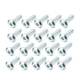 thumbnail image 1 of Tornillos hexagonales M6x20mm de acero al carbono galvanizado, paquete de 20, 1 of 4