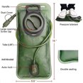thumbnail image 2 of Premium Hydration Bladder 2L with Bite Valve - BPA-Free, Antibacterial and Leak-Proof Suitable for Any Hydration Pack Hydration System 2 Litres for Sports and Leisure, 2 of 5