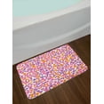thumbnail image 2 of Floral Bath Mat, Sixties Hippie Style Composition of Flowers Meadow of Blossoming Spring Daisies, Plush Bathroom Decor Mat with Non Slip Backing, 29.5" X 17.5", Multicolor, by Ambesonne, 2 of 2