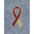 thumbnail image 1 of Burgundy and Ivory Ribbon for Head and Neck Cancer Awareness Garden Flag Size - 11 x 15 In., 1 of 1