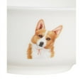 thumbnail image 4 of Pet Portrait White Porcelain All Purpose Bowl - I Love Corgis, 4 of 5