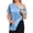 15#Sky Blue, variant on Easy Wear Post Surgery Shirts for Women Tear Away Side Velcro Closure Short Sleeve Adaptive Clothing 2026 Dark Purple S
