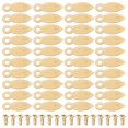 thumbnail image 2 of 100 pcs Metal Picture Frame Fastener Photo Frame Backing Plate Buckle with Screws, 2 of 4