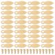 thumbnail image 2 of 100 pcs Metal Picture Frame Fastener Photo Frame Backing Plate Buckle with Screws, 2 of 4
