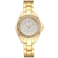 thumbnail image 2 of Montre Femme Mode Horloge Acier Inoxydable Décontractée Robe Poignet Cristal, 2 of 9