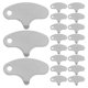 thumbnail image 1 of Stainless Steel Nut Crackers Portable Use Chestnut Walnut Opener Silver 3.80X2.30X0.20CM Crack Nuts 20Pcs, 1 of 5