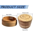 thumbnail image 3 of Boîte de Rangement pour Souvenirs de Poils d'Animaux, Boîte Commémorative en Bois avec Design Imprimé Élégant et Significatif pour Souvenirs et Plus de Souvenirs pour Chien, 3 of 9