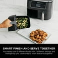 thumbnail image 3 of Restored Ninja® Foodi® 6-in-1, 8-qt. 2-Basket Air Fryer with DualZone™ Technology, DZ201, 3 of 7