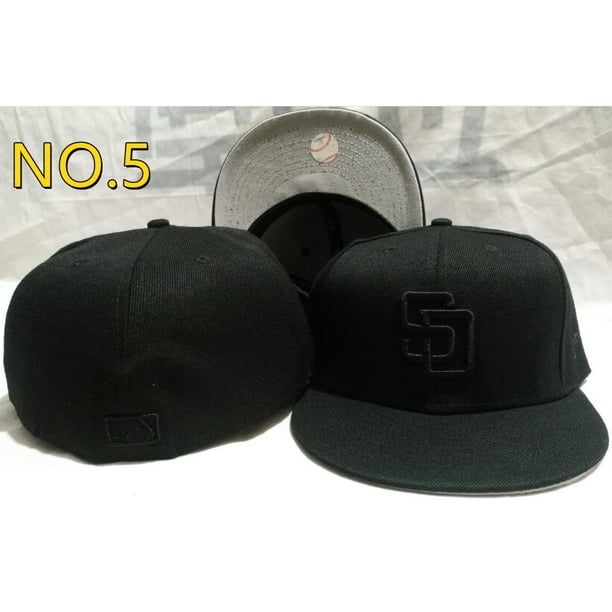 MLB San Diego Padres Classic Full Sealed Cap Non-adequate Gorra Tamaño Snapback De Ala Plana Hip Hop Béisbol Pareja Sunhat mqvA