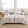 thumbnail image 1 of FACE Bedding Juego de Funda Nórdica 3 Piezas 100% Algodón Lavado Funda Nórdica Lino Como, 1 of 6