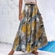 thumbnail image 2 of Faldas de cintura elástica con volantes fruncidos informales con estampado de vendaje para mujer a la moda Wmkox8yi FGJ2130, 2 of 3