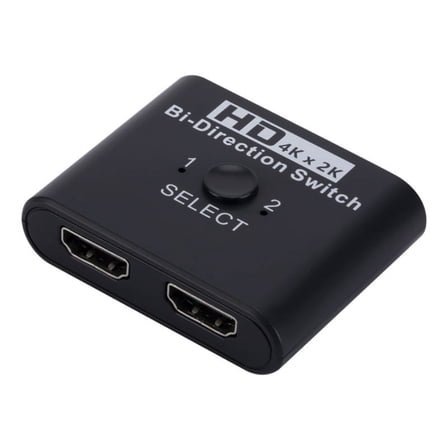 HDMI Switch 4K @60Hz, BiDirectional HDMI Splitter, Plugs and Play Compatible for DVD, HDTV, TV Stick, Monitor, Projector