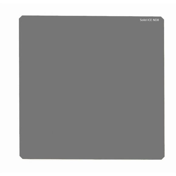 Solid ICE 150mm Tempered Optical Glass Shockproof ND8 Filter Neutral Density 3 Stop Lee SW150 150 Compatible ND Includes Plastic Hard Shell Case