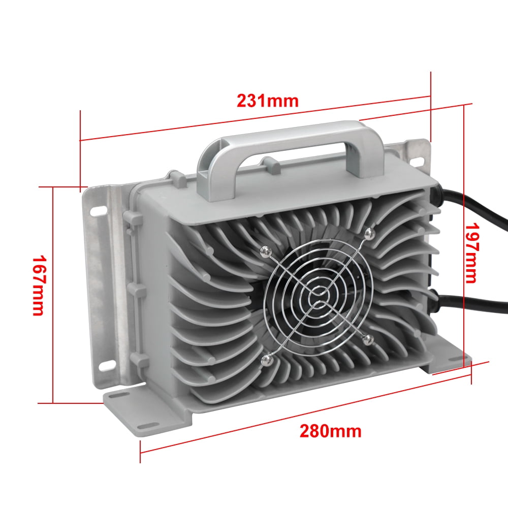 48V 20A 120Vac Solar/ATV/Marine Waterproof LiFePO4 Lithium Battery Charger