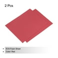 thumbnail image 3 of Unique Bargains Feuilles de Mousse EVA Rouges 10.8x8.4 Pouces Épaisseur 1.5mm pour Bricolage Artisanat Lot de 2, 3 of 6
