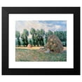 thumbnail image 2 of Claude Monet 18x15 Black Modern Framed Museum Art Print Titled - Haystacks (1885), 2 of 5