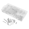 thumbnail image 2 of Miangastore Kit d'Assortiment de Ressorts de Compression Argent 200 Pcs 8.17x4.09x1.18 Po, 2 of 9