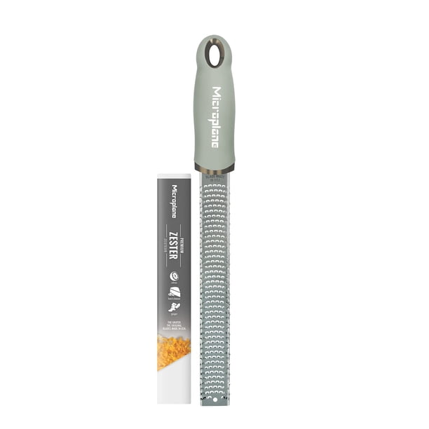 Rallador de Comida Microplane Premium Classic Zester Verde Salvia