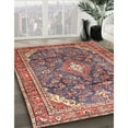 thumbnail image 2 of Ahgly Company Indoor Square Traditional Brown Red Persian Area Rugs, 3' Square, 2 of 6