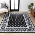 thumbnail image 5 of JONATHAN Y MODERN PERSIAN 5 x 8 Area Rug, Acanthus French Border - Black/Gray, MDP504A-5, 5 of 9