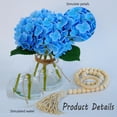 thumbnail image 5 of Studyset Hydrangea Artificial Flowers, Lifelike Faux Hydrangea Flowers, Real Touch Fake Flowers in Vase with Faux Water, Artificial Floral Arrangements for Home Office, Wedding, Banquet, 5 of 8