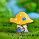 thumbnail image 5 of Casa de hongos en miniatura para jardín de hadas, 4 piezas, micropaisaje, decoración de jardín, macetas, adornos, 5 of 5