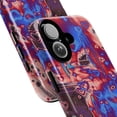 thumbnail image 2 of Psychedelic Abstract Phone Case, Trippy Red Blue Swirl Art iPhone Cover, Vibrant Artistic Protective Case for iPhone 16 15 14 13 12 11 Pro Plus Mini, 2 of 6