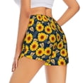 thumbnail image 3 of Fotbe Sunflowers Womens High Waist Running Shorts Athletic Workout Quick Dry Shorts for Women with Pockets Gym Yoga Summer Shorts-Medium, 3 of 9