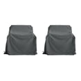 thumbnail image 2 of Avenleigh Outdoor Patio Club Chair Cover, Weather Resistant Fabric, Dark Grey, Set of 2, 2 of 8