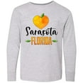 thumbnail image 3 of Inktastic Sarasota Florida Orange in Heart Long Sleeve Youth T-Shirt, 3 of 5