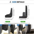 thumbnail image 3 of Exquisite Front Rear Mud Flaps for Nissan Tiida Versa C11 2007-2011 Hatchback Fender Splash Guard Mud Flap Car Accessories, 3 of 5
