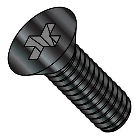 

M6-1.0X10 Din 965 Metric Phillips Flat Machine Screw 18 8 Stainless Steel Black Oxide 18-8 (Pack Qty 700) BC-M610MPF188B