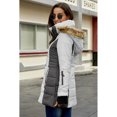 thumbnail image 4 of Khaki/Gray Outdoor Padded Jacket for Women, 4 of 6