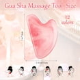 thumbnail image 2 of Herramientas faciales Gua Sha de resina Sherr para masaje en forma de corazón, 12 unidades, 2 of 6