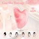 thumbnail image 2 of Herramientas faciales Gua Sha de resina Sherr para masaje en forma de corazón, 12 unidades, 2 of 6