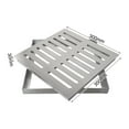 thumbnail image 4 of Stainless Steel Outdoor Drain Grate with Enhanced Design for Clog Prevention, 4 of 9
