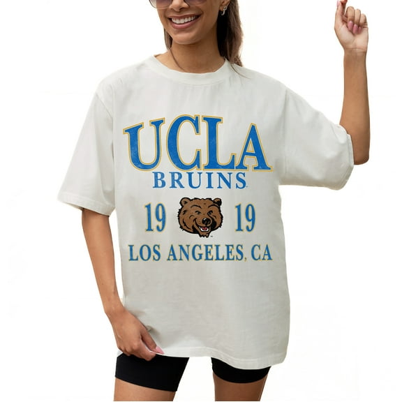 Women's Gameday Couture Cream UCLA Bruins Unity Oversized T-Shirt