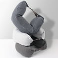 thumbnail image 5 of TNOBHG Inflatable Neck Pillow Breathable Adjustable Stuffable U-shaped Travel Neck Pillow with Hidden Zipper Super Soft Neck Support U-shaped Travel Pillow, 5 of 8