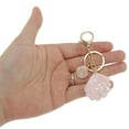 thumbnail image 4 of Unique Bargains Fashion Pearl Shell Handbag Charm Pink 1 Pc, 4 of 5