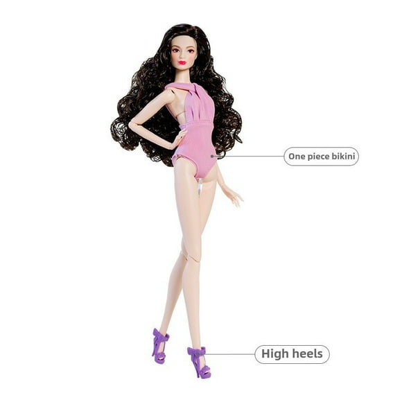 Maillot de Bain pour Poupée Princesse Fée Tout Neuf de Haute Qualité Couleur Bonbon - Design à la Mode pour le Jeu Imaginatif des Enfants de 7 à 14 Ans, Tissu Durable de Qualité Supérieure, Parfait pour les Poupées de Papa, en Forte Demande en Europe,